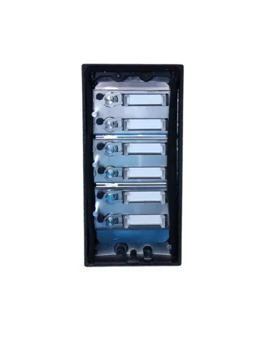 Plaque à 6 boutons Bpt 60097100 hep//306 vr